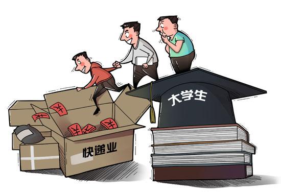 58.1％受訪者認為大學生兼職快遞員能對社會有更多認識