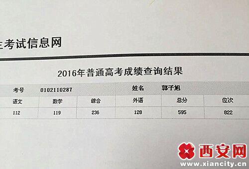男生高考595分或無學可上 招辦：愛哪投訴就哪去