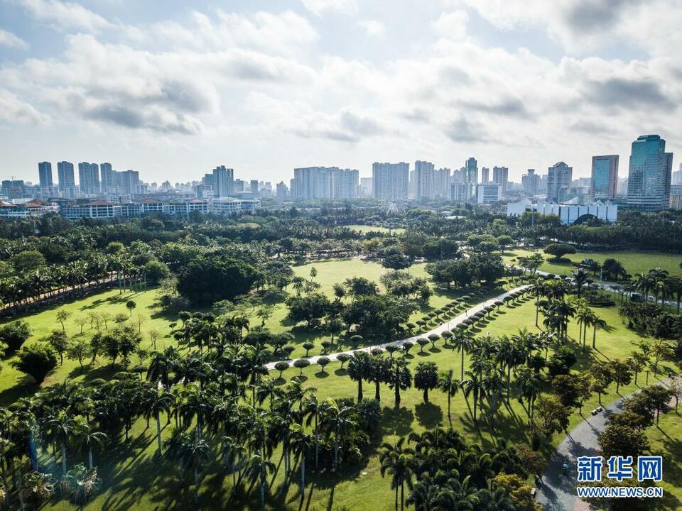 新華全媒+｜“天空之眼”瞰海口